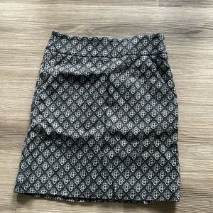 Ann Taylor Green and Blue Skirt
